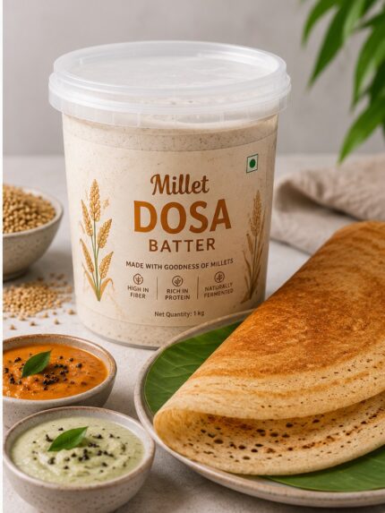 Ragi Millet Idli Dosa Batter